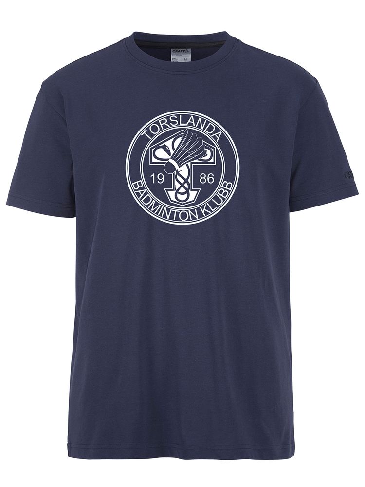 Craft T-shirt COMMUNITY 2.0, Navy (Torslanda Badminton)