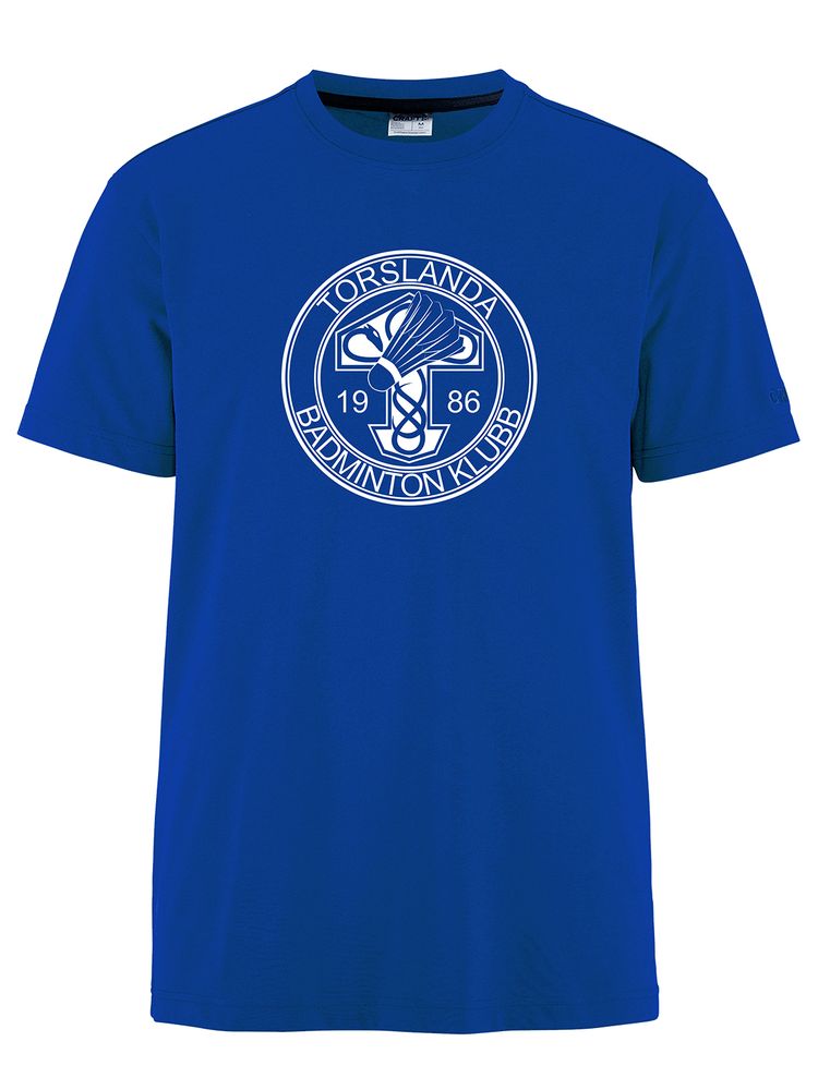 Craft T-shirt COMMUNITY 2.0, Club Cobolt (Torslanda Badminton)