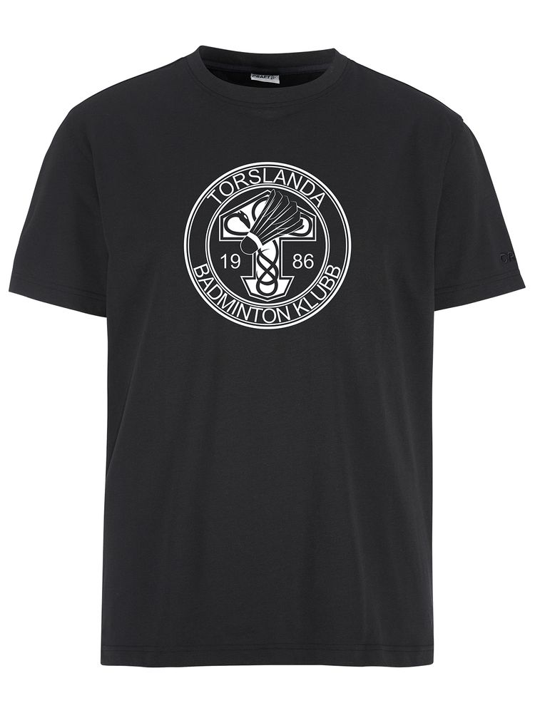 Craft T-shirt COMMUNITY 2.0, Black (Torslanda Badminton)