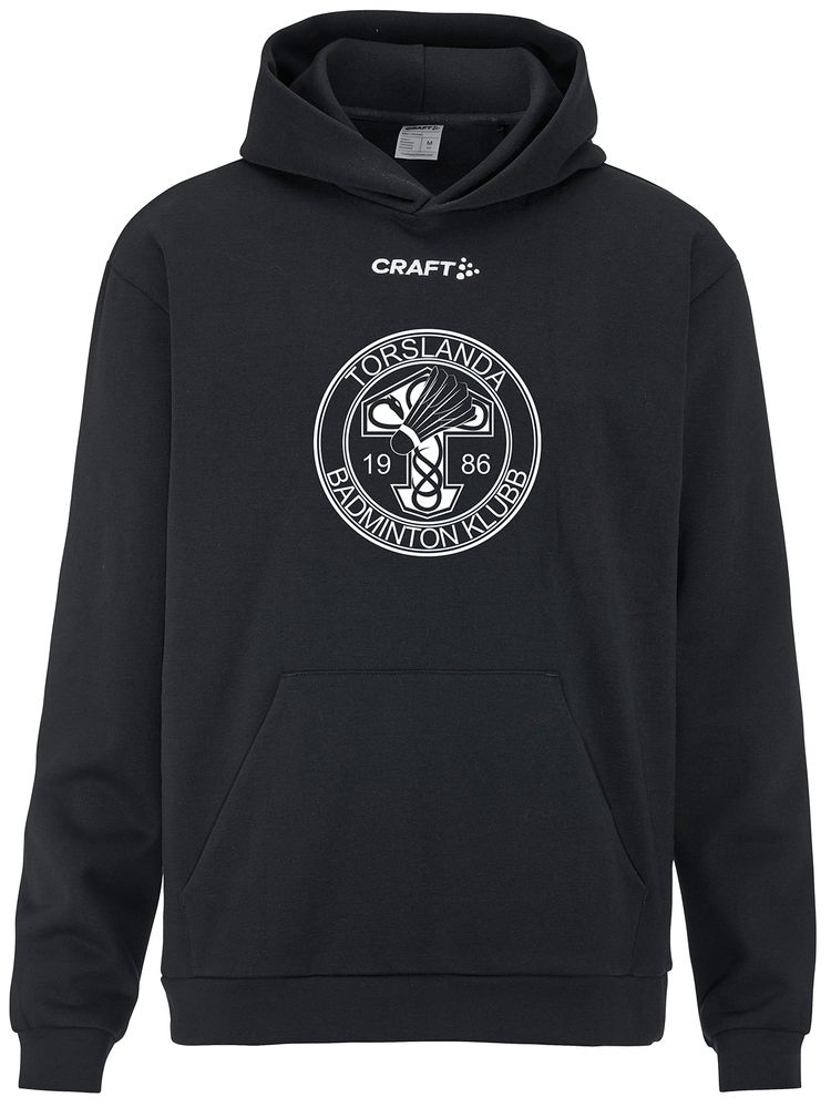 Craft Hoodie COMMUNITY 2.0, Black (Torslanda Badminton)