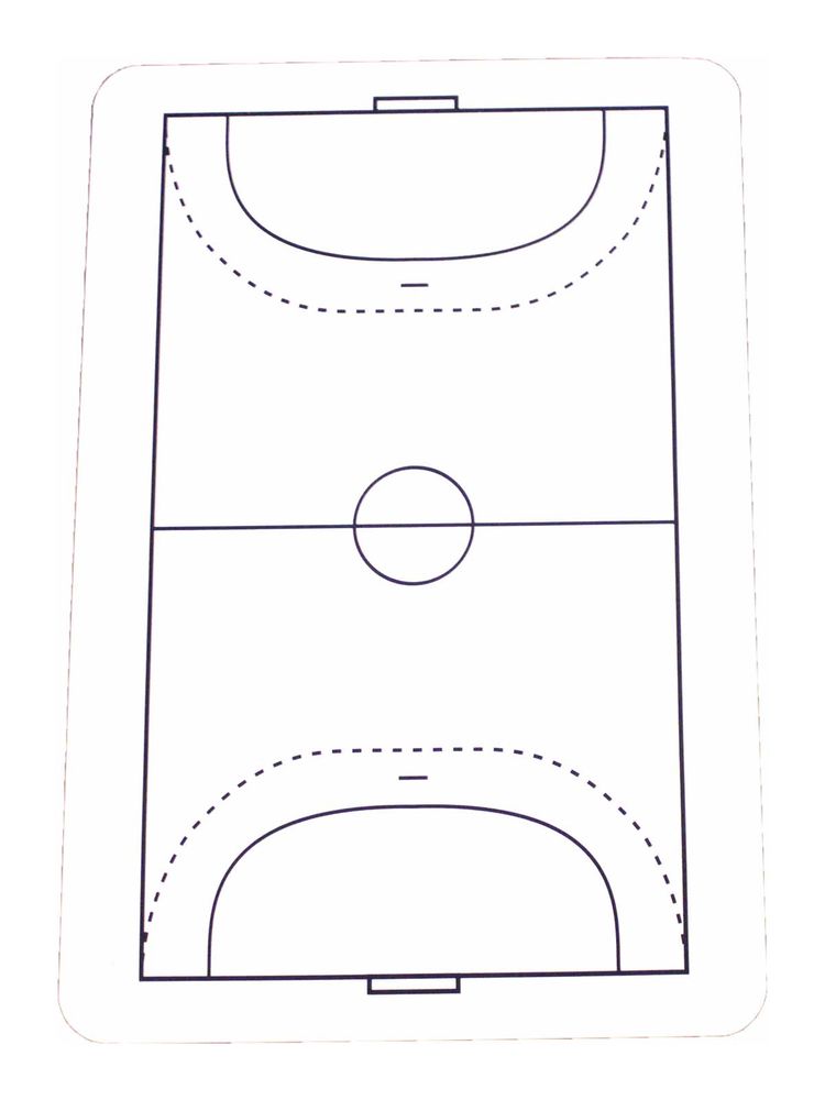 SQ Playing Field (magnetic) - Handball - White