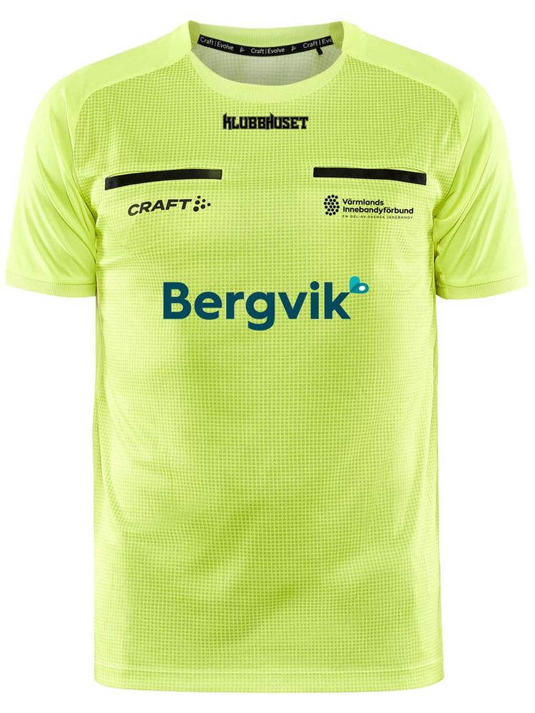 Craft Domartröja EVOLVE, Gul (Värmlands IBF Domare)