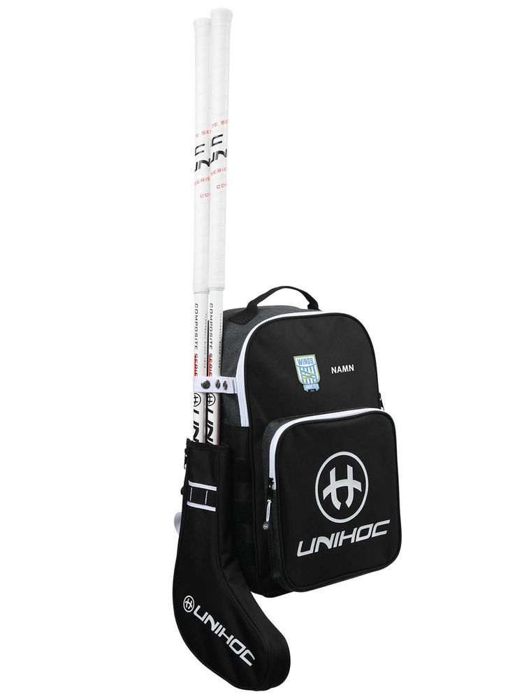 Unihoc Backpack TACTIC (with stick holder) (Landvetter Wings)