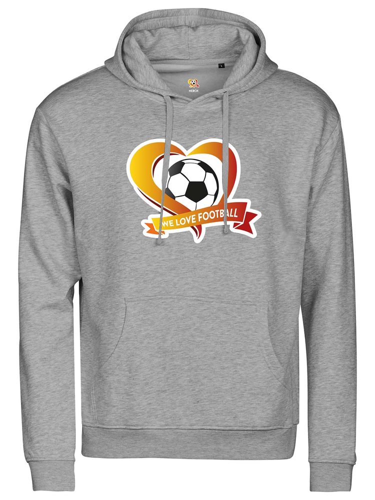 WLF Hoodie, Gray - Heart Logo EDT