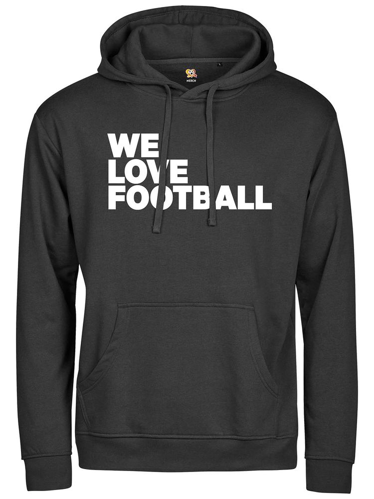 WLF Hoodie, Black - We-Love-Football