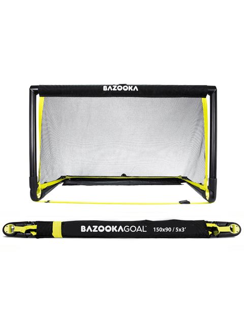 BazookaGoal 150 x 90 cm - Pop-up mål Black-Yellow