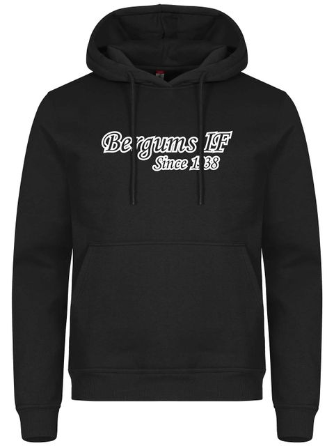 Hoodtröja - Supporter, Black (Bergums IF)