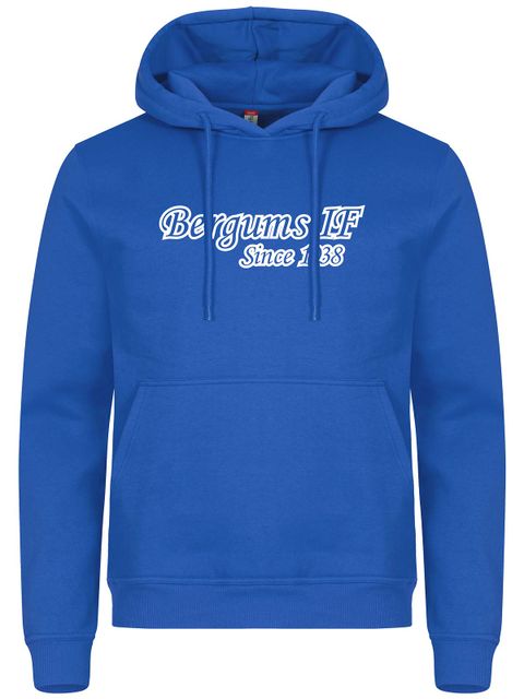 Hoodtröja - Supporter, Blå (Bergums IF)