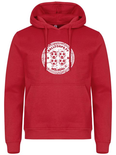 Hoodie - Supporter, Red (Balltorps FF)