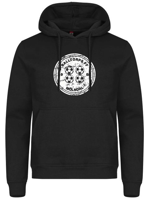 Hoodie - Supporter, Black (Balltorps FF)