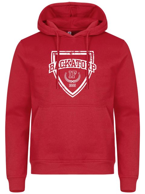 Hoodtröja - Supporter, Red (Backatorp IF)