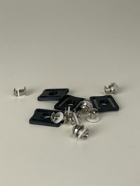 Blindsave Goalie Spara parts - Screws & Buckles (SHARKY) - Black