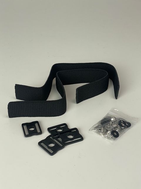 Blindsave Screws, Straps & Buckles (SHARK) - Black