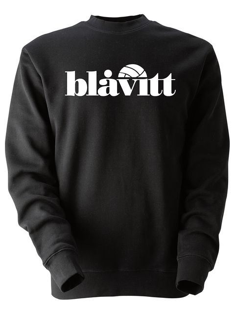 Collegetröja, Svart - Blåvitt Elesse