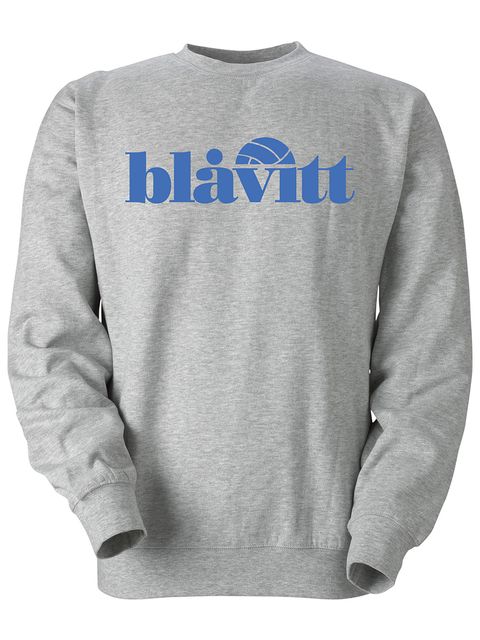 Collegetröja, Grå - Blåvitt Elesse