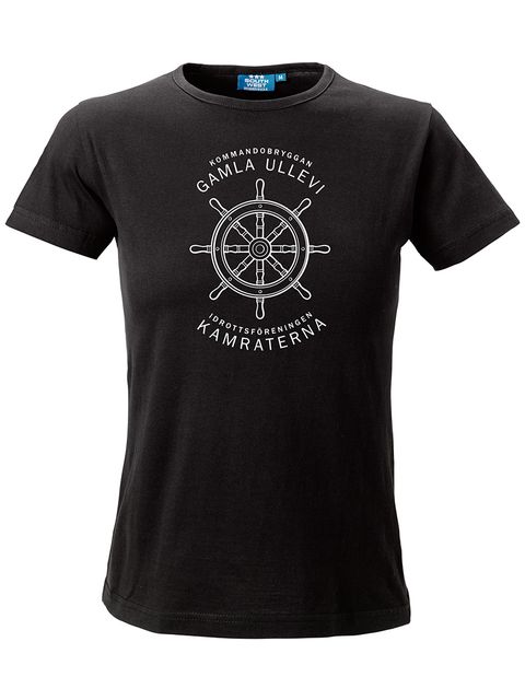 T-shirt Dam, Svart - Kommandobryggan Roder