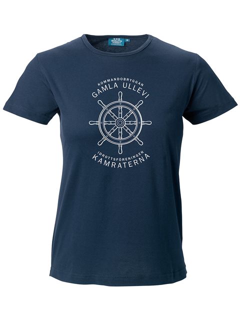 T-shirt Dam, Marinblå - Kommandobryggan Roder