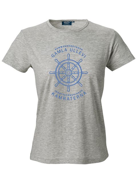 T-shirt Dam, Grå - Kommandobryggan Roder