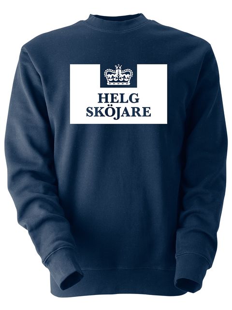Collegetröja, Marinblå - Helgsköjare
