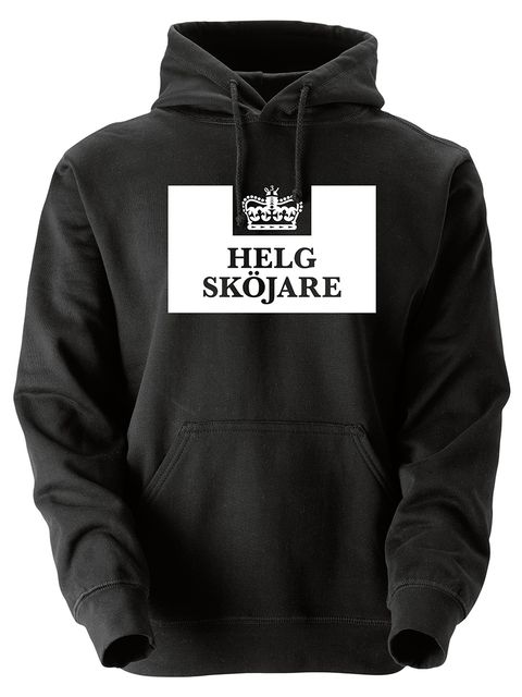 Hoodtröja, Svart - Helgsköjare