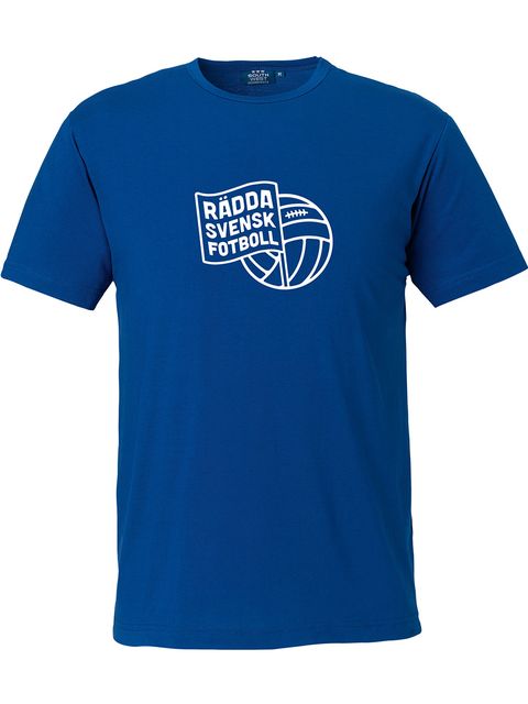 T-Shirt Herr, Blå - Rädda Svensk Fotboll