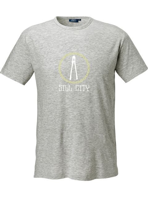 T-shirt Herr, Grå - Sill City
