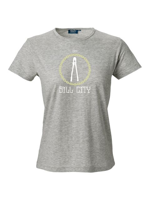 T-shirt Dam, Grå - Sill City