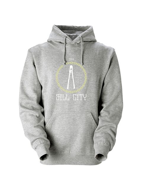 Hoodtröja, Grå - Sill City