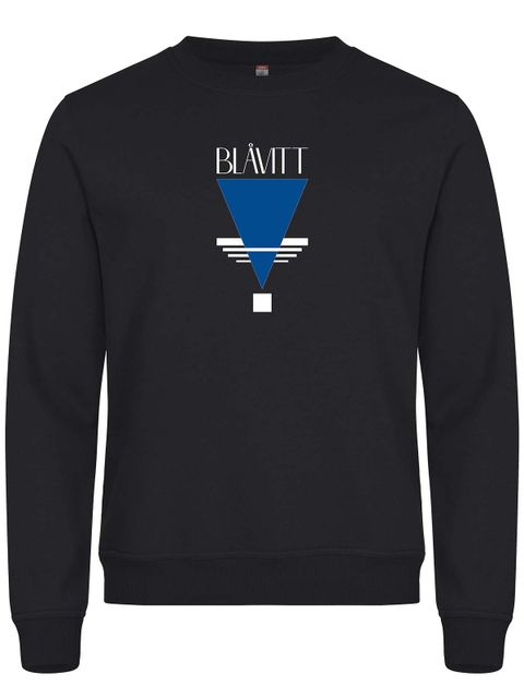Sweatshirt, Black - Blåvitt Triangel