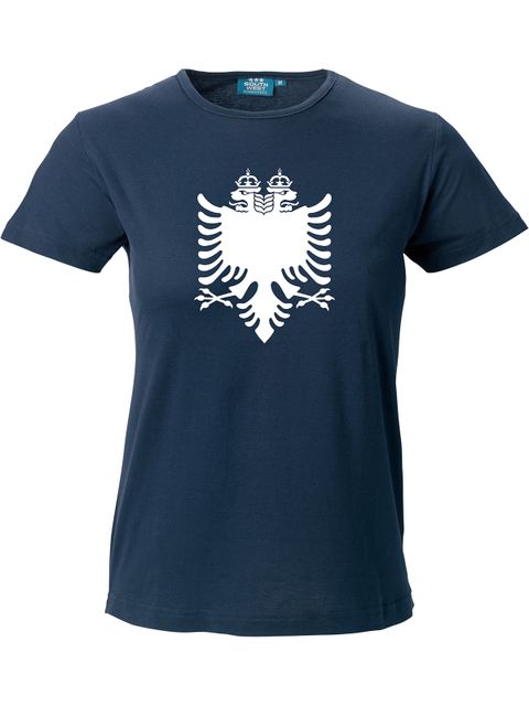 T-shirt Dam, Marinblå - Blåvit Örn