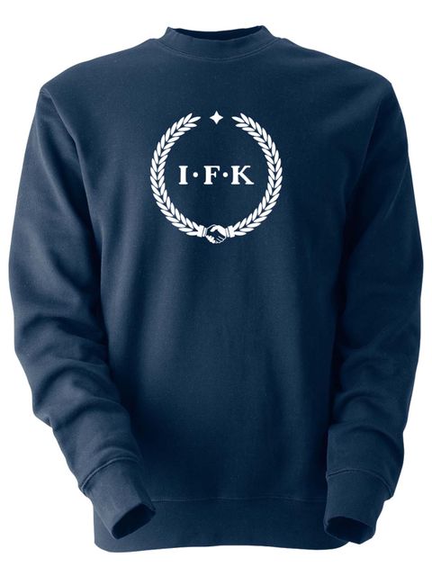 Sweatshirt, Navy - Kransen (stor logo)
