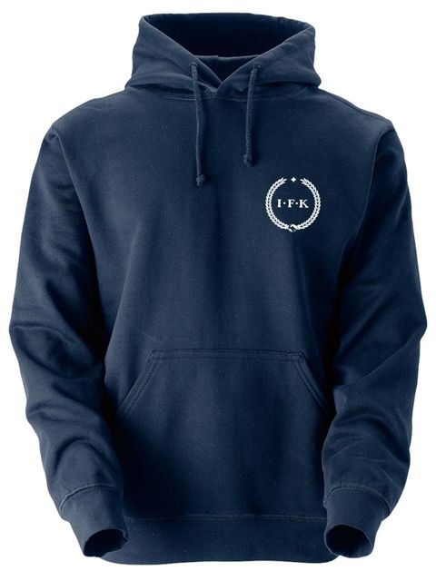 Hoodie, Navy - Kransen (liten logo)