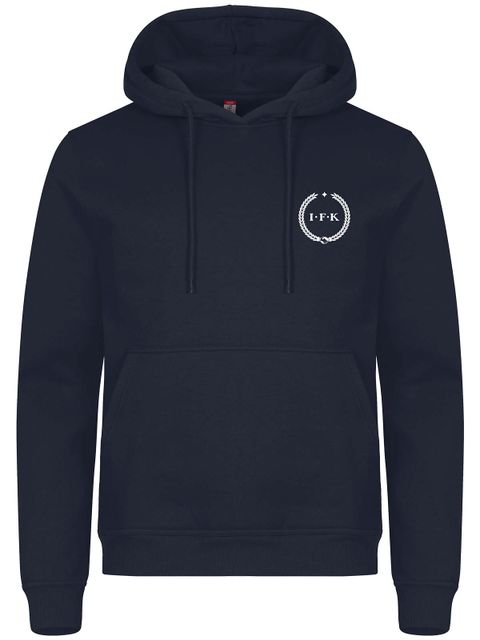 Hoodie, Navy - Kransen (liten logo)