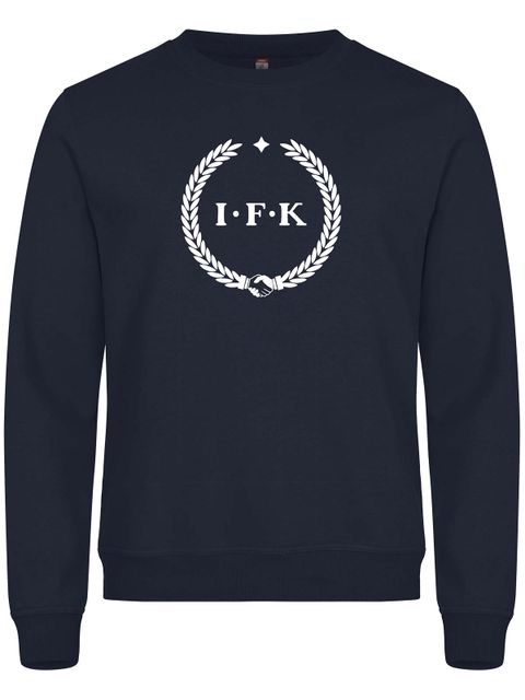 Sweatshirt, Navy - Kransen (stor logo)