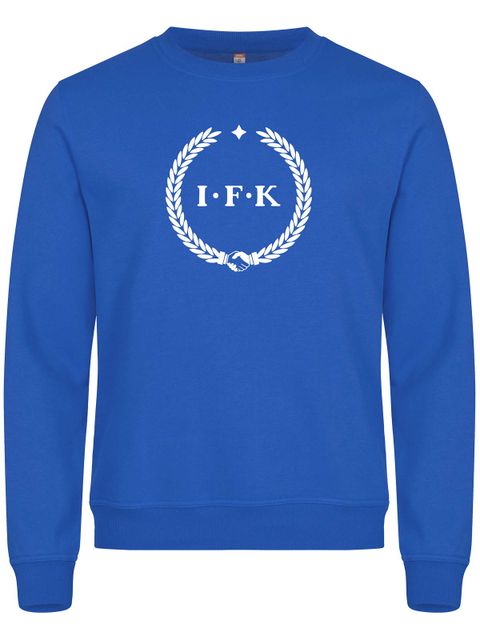 Sweatshirt, Blue - Kransen (stor logo)