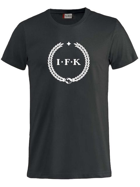 T-shirt Junior, Black - Kransen (stor logo)