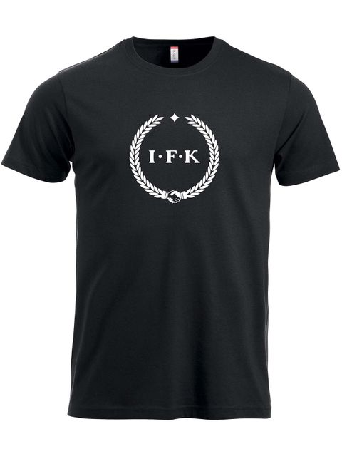 T-shirt, Black - Kransen (stor logo)
