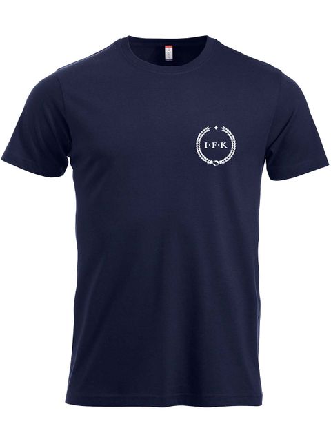 T-shirt, Navy - Kransen (liten logo)