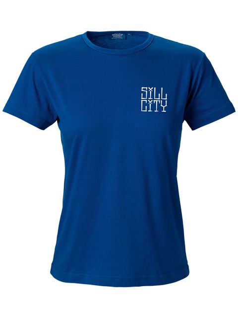 T-shirt Dam, Blå - Sill City Text (liten logo)