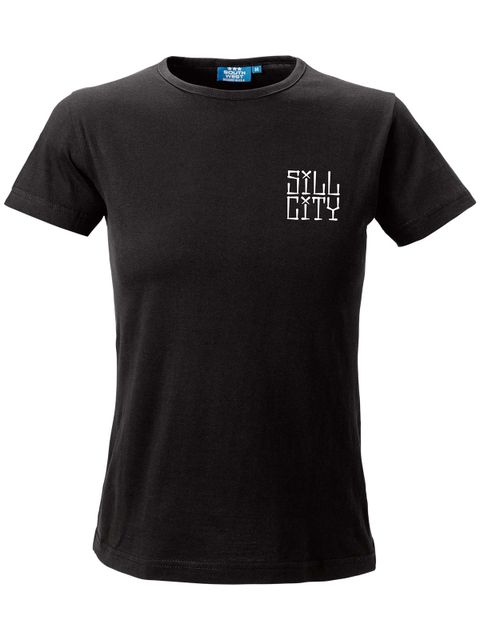 T-shirt Dam, Svart - Sill City Text (liten logo)