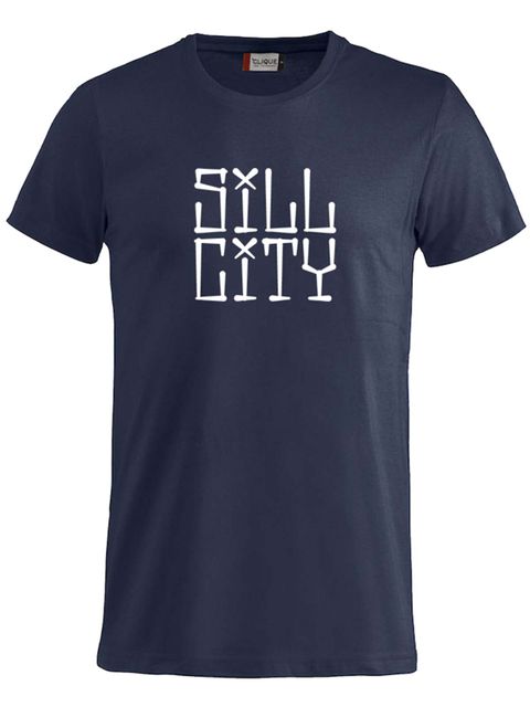 T-shirt Junior, Navy - Sill City Text (stor logo)