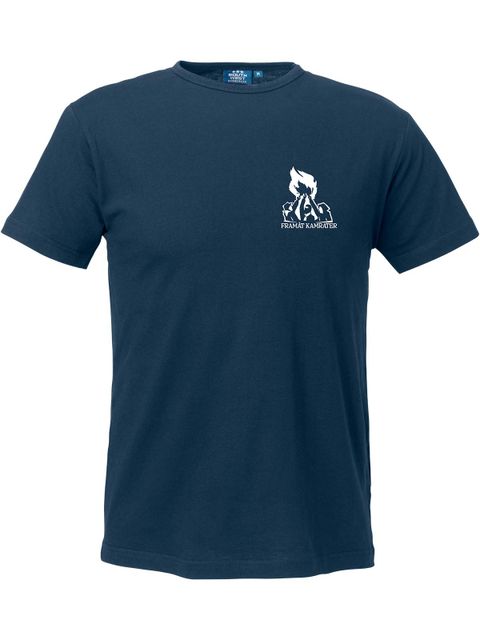 T-shirt Herr, Marinblå - Framåt (liten logo)