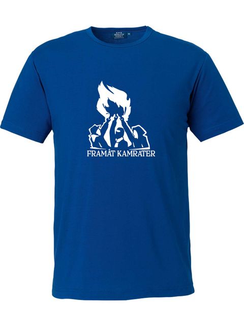 T-shirt Herr, Blå - Framåt (stor logo)