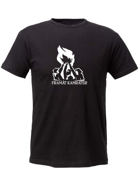 T-shirt Herr, Svart - Framåt (stor logo)