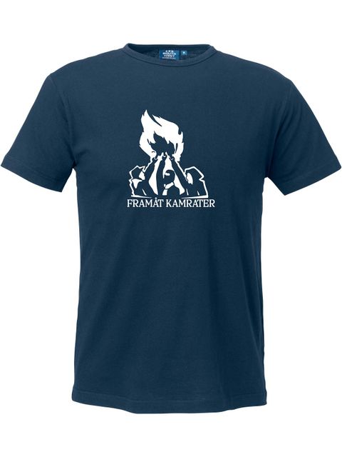 T-shirt Herr, Marinblå - Framåt (stor logo)