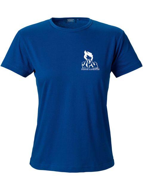 T-shirt Dam, Blå - Framåt (liten logo)
