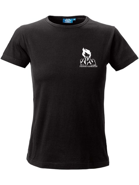 T-shirt Dam, Svart - Framåt (liten logo)
