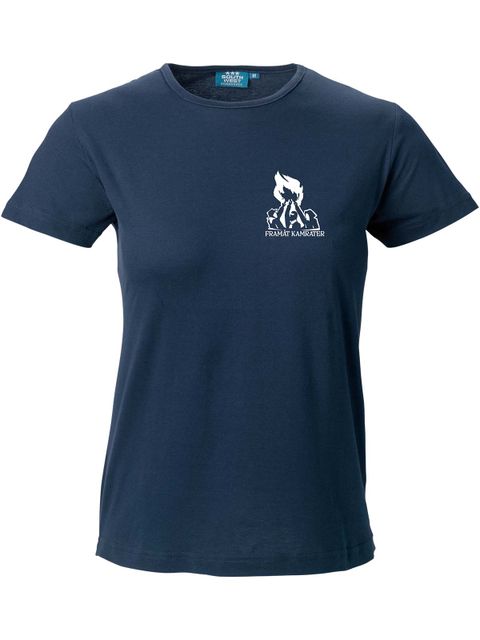 T-shirt Dam, Marinblå - Framåt (liten logo)