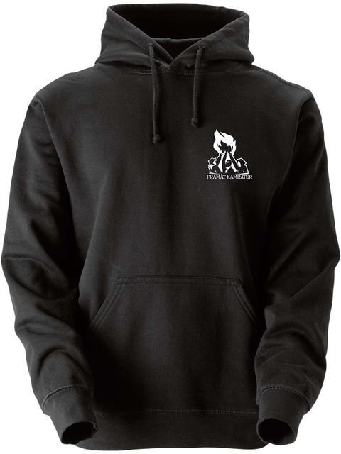 Hoodtröja, Svart - Framåt (liten logo)