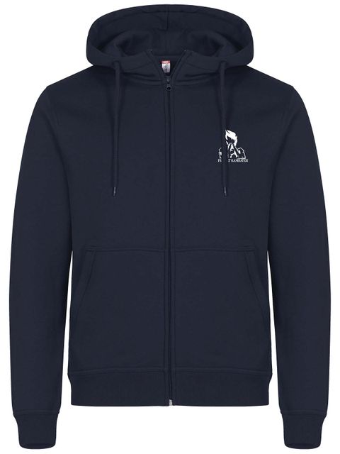 Full Zip Hoodie, Navy - Framåt Kamrater